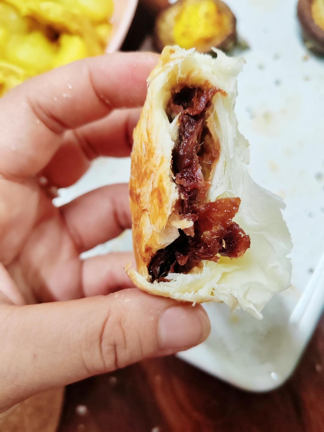 零失败❗️酥的掉渣，无敌好吃的鲜花饼😋