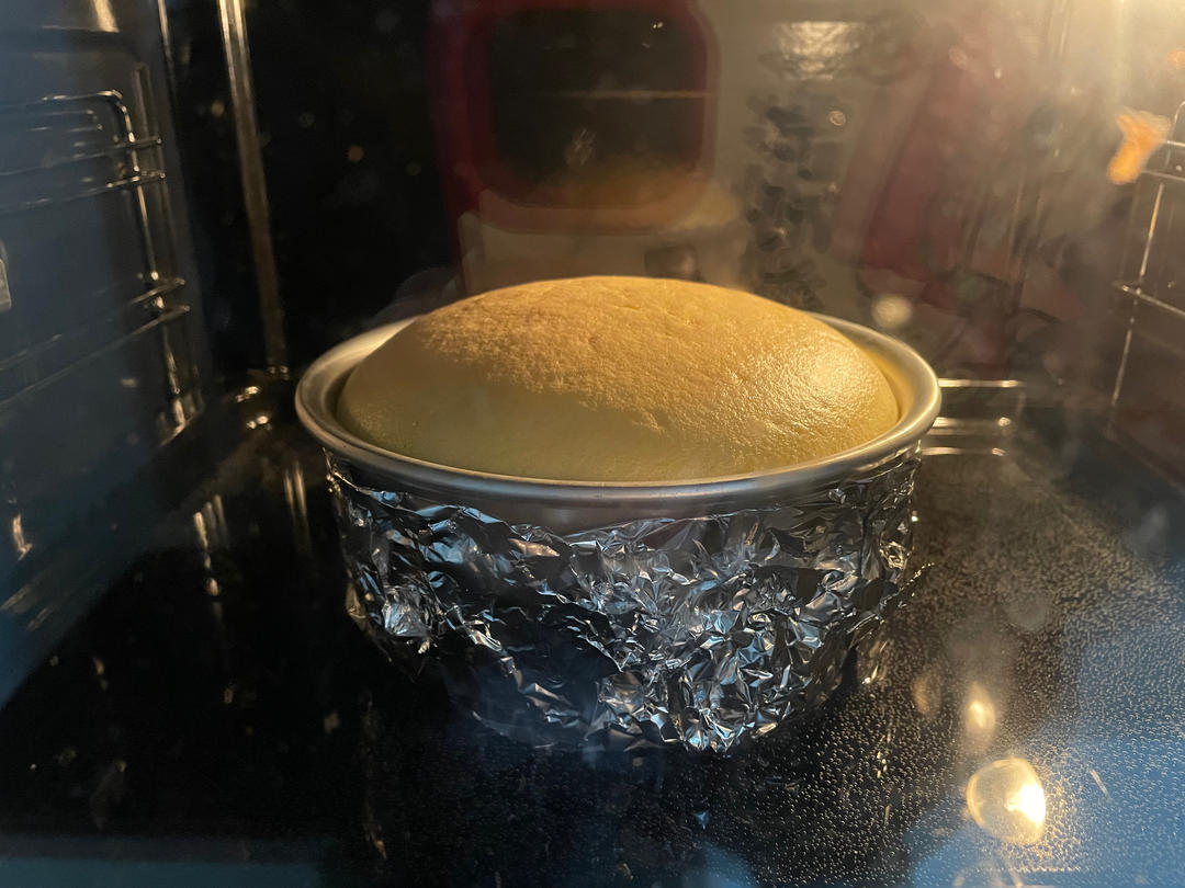 6寸水浴古早酸奶蛋糕胚