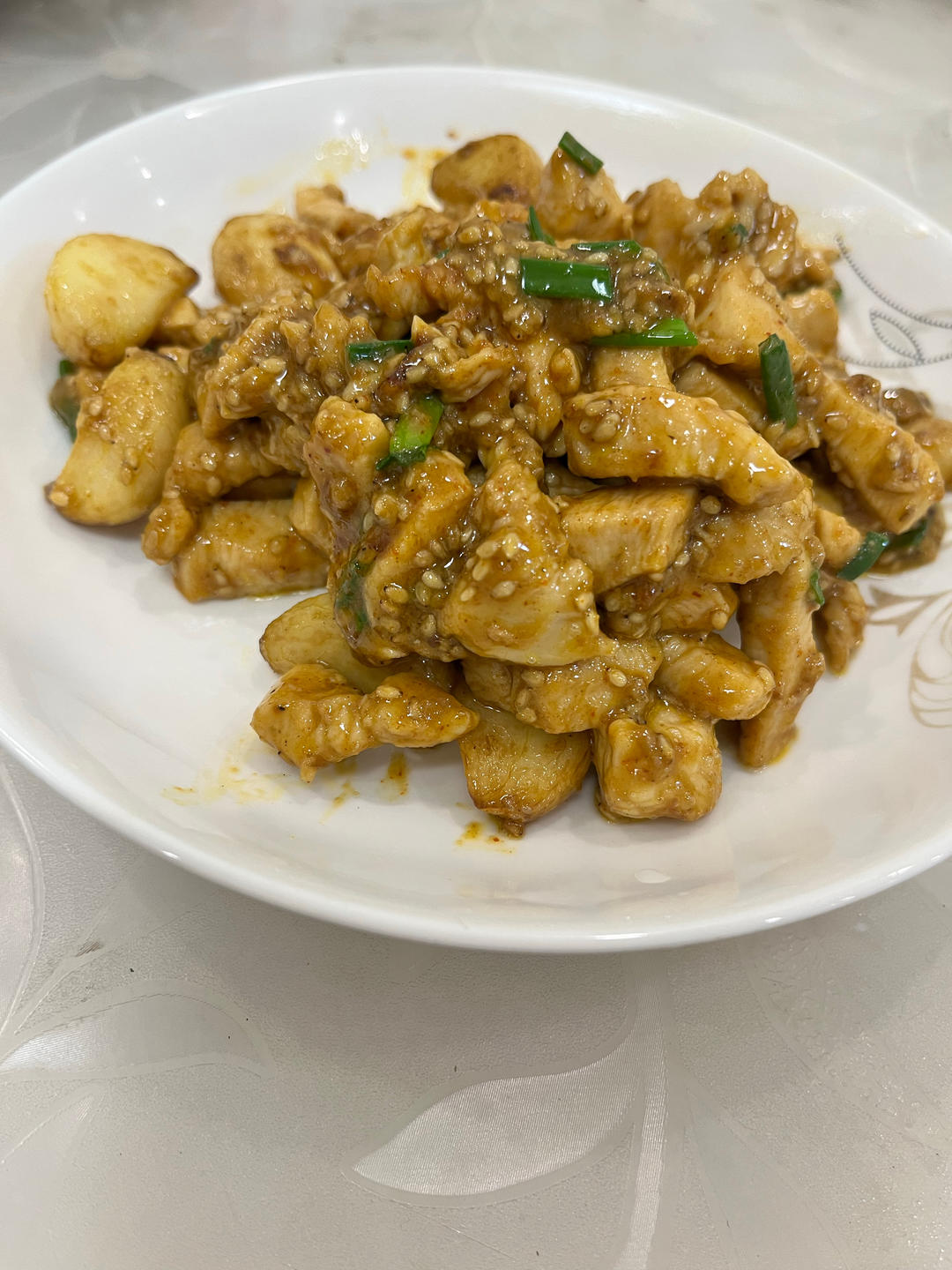 孜然蒜香鸡胸肉