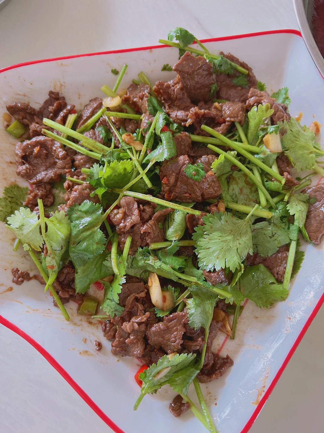 香菜牛肉