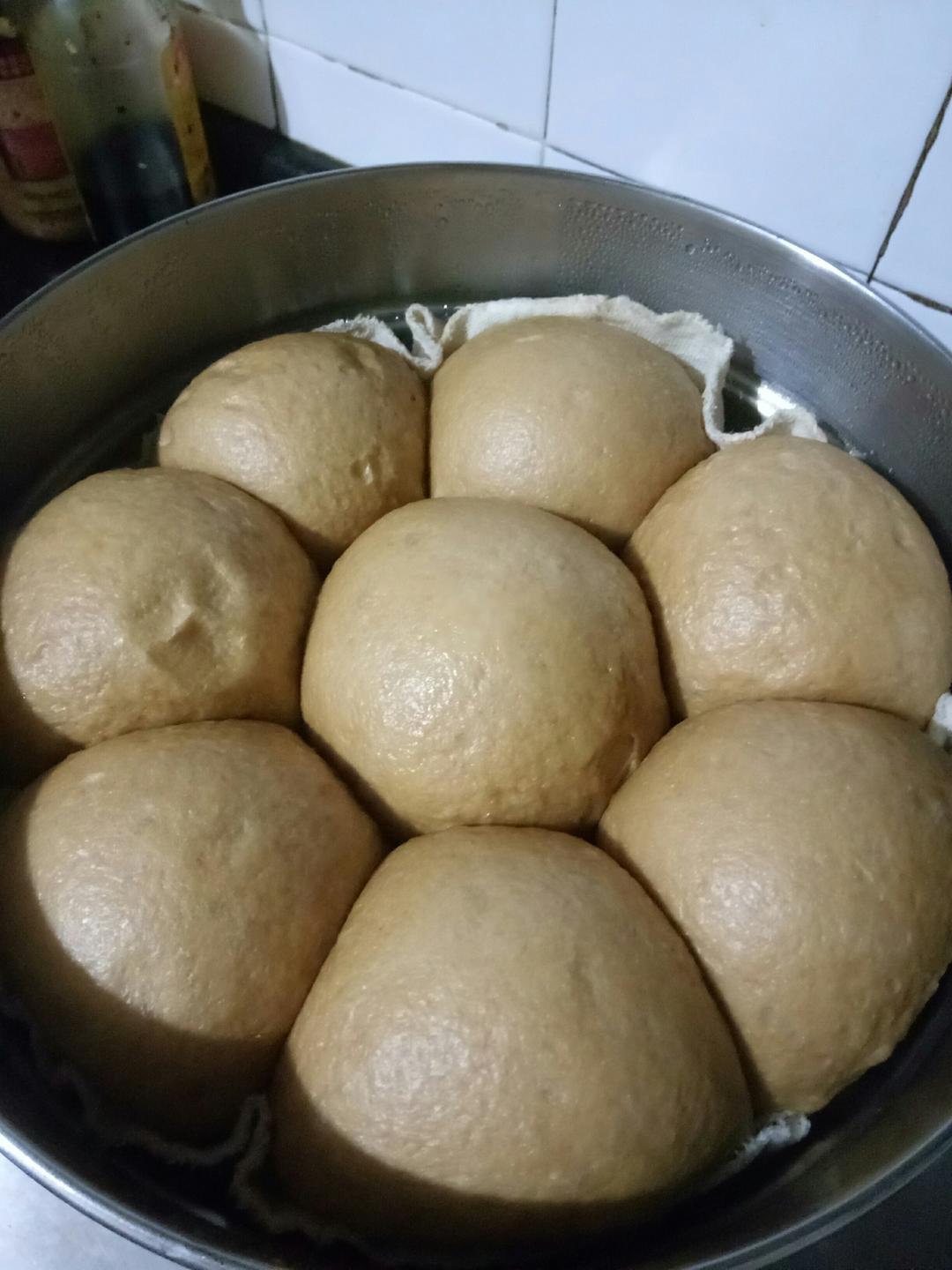 有着面包口感的红糖馒头（一次发酵）