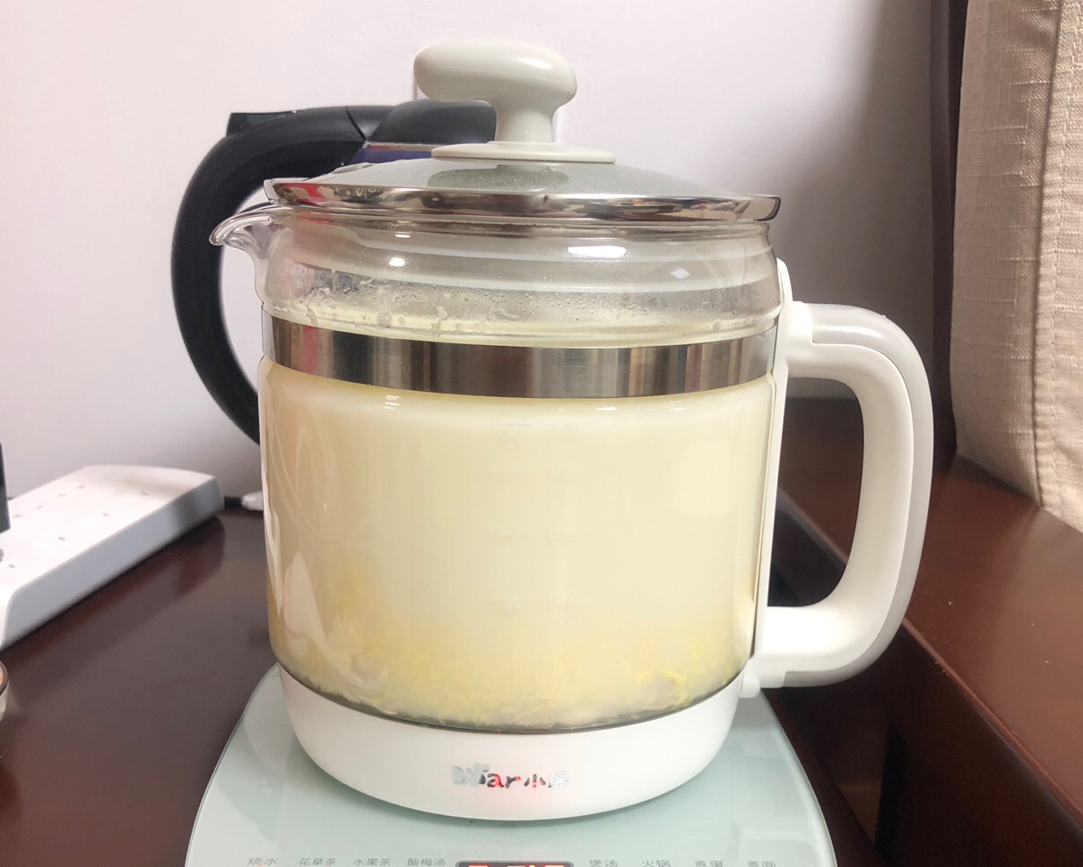 🥜养生壶之花生牛奶蛋汤 高蛋白暖心糖水甜品的做法