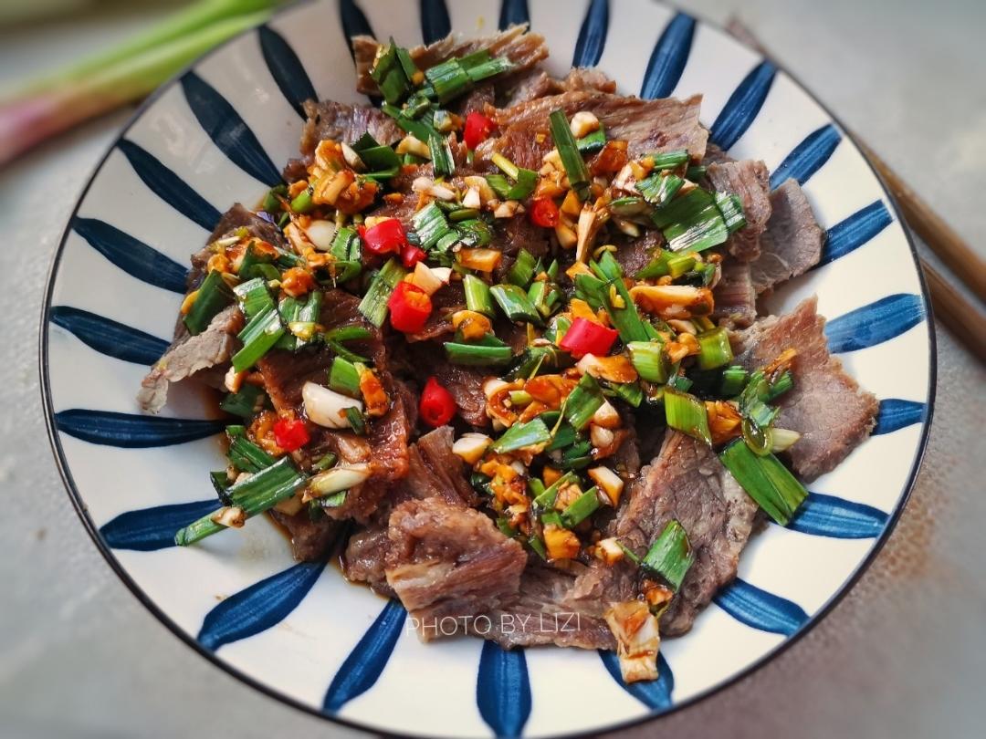 下酒菜｜蒜香腊牛肉｜腊味