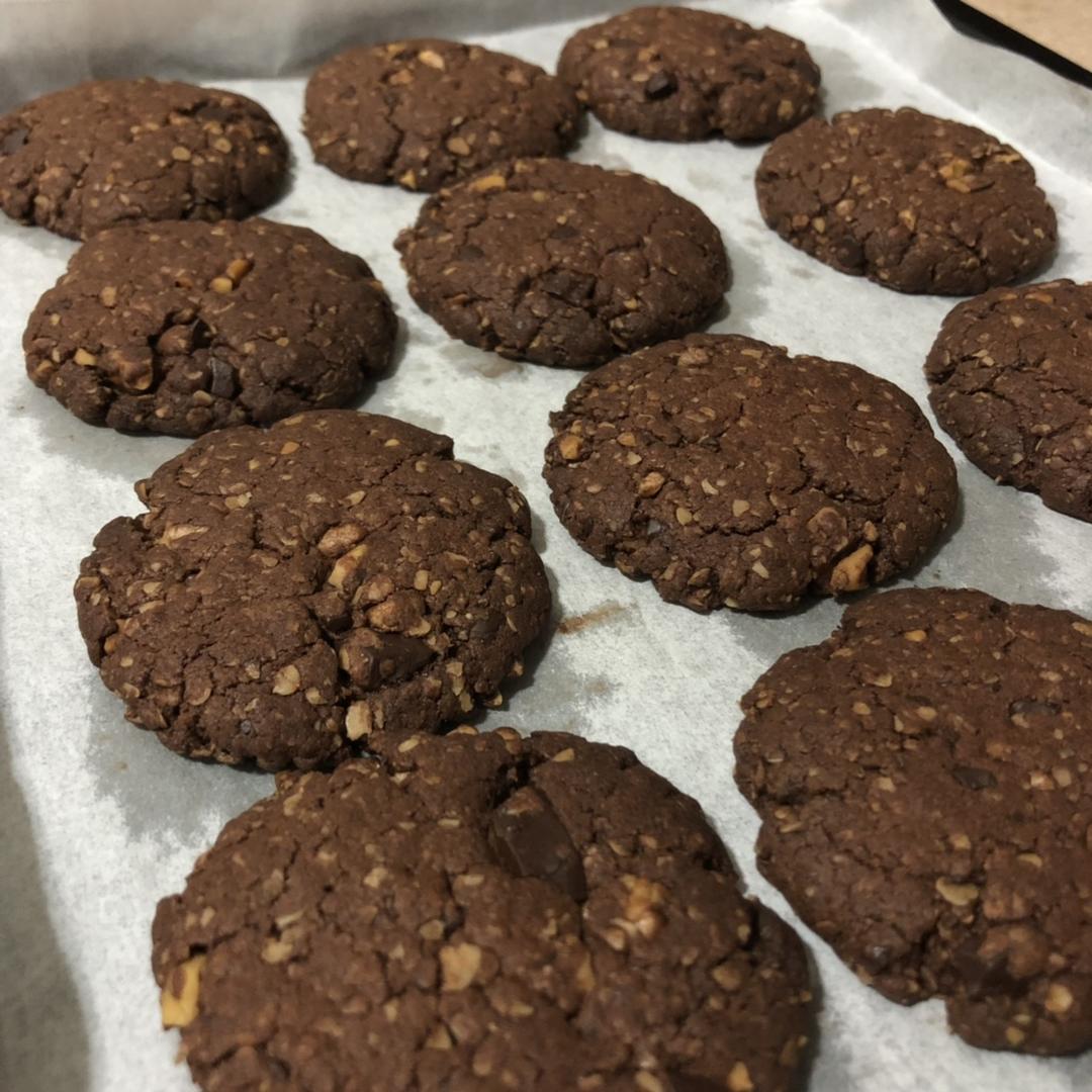 【健康零食】燕麦巧克力奇普饼干