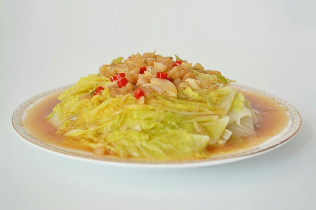 干贝娃娃菜的做法