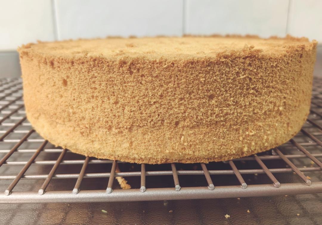 超好记八寸戚风蛋糕（后蛋法）