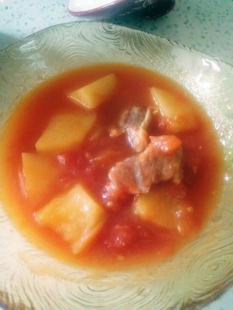 番茄土豆炖牛腩