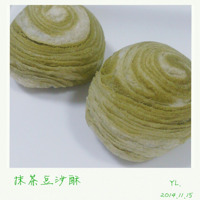 抹茶豆沙酥