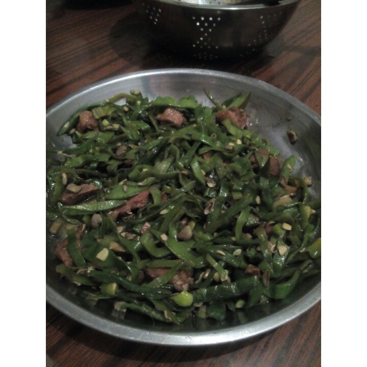 清炒扁豆丝