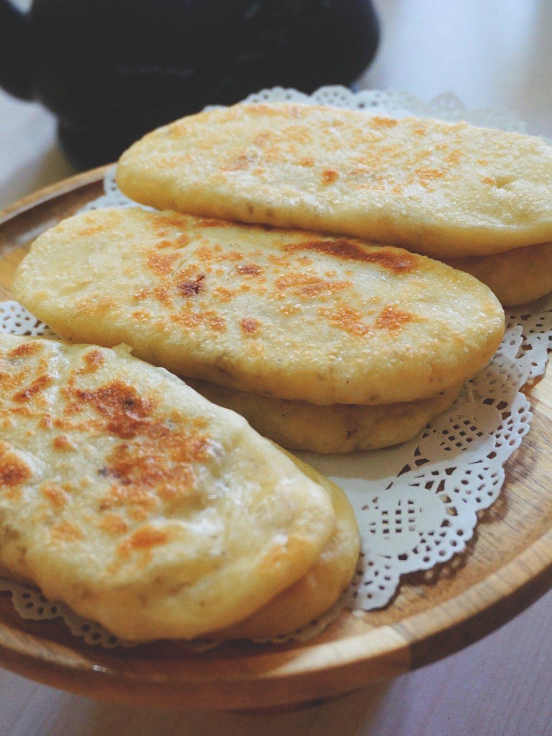发面牛舌饼