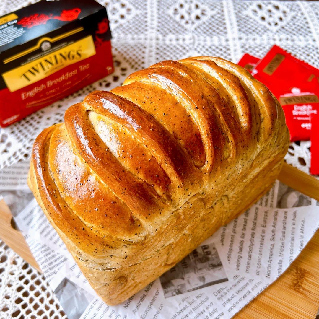 伯爵红茶蔓越莓乳酪小吐司🌸清新果味内馅