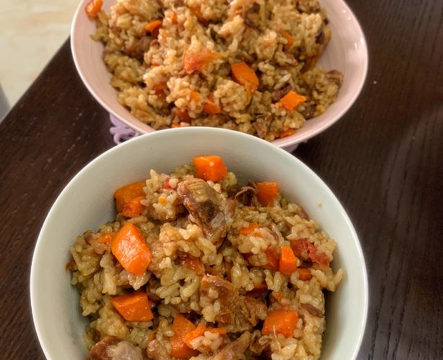 羊肉手抓饭（电饭煲版本）