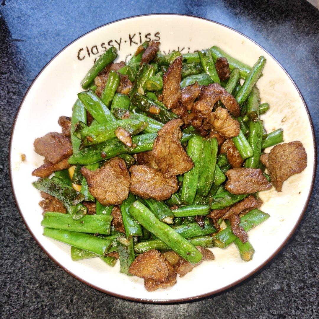 豆角炒肉丝