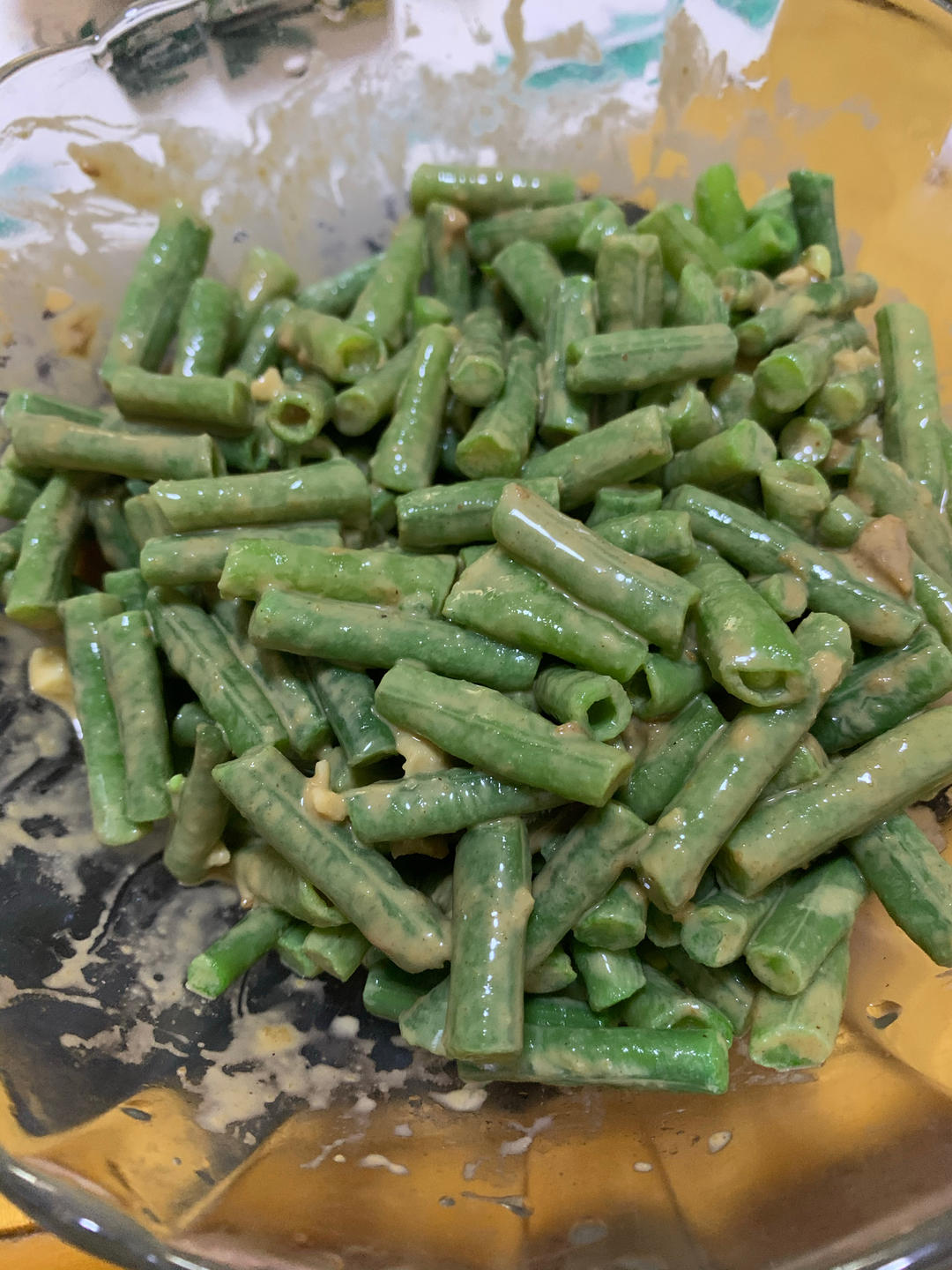 家常可口凉拌菜麻酱豆角