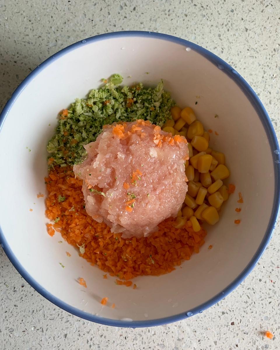 【蔬菜鸡肉饼】