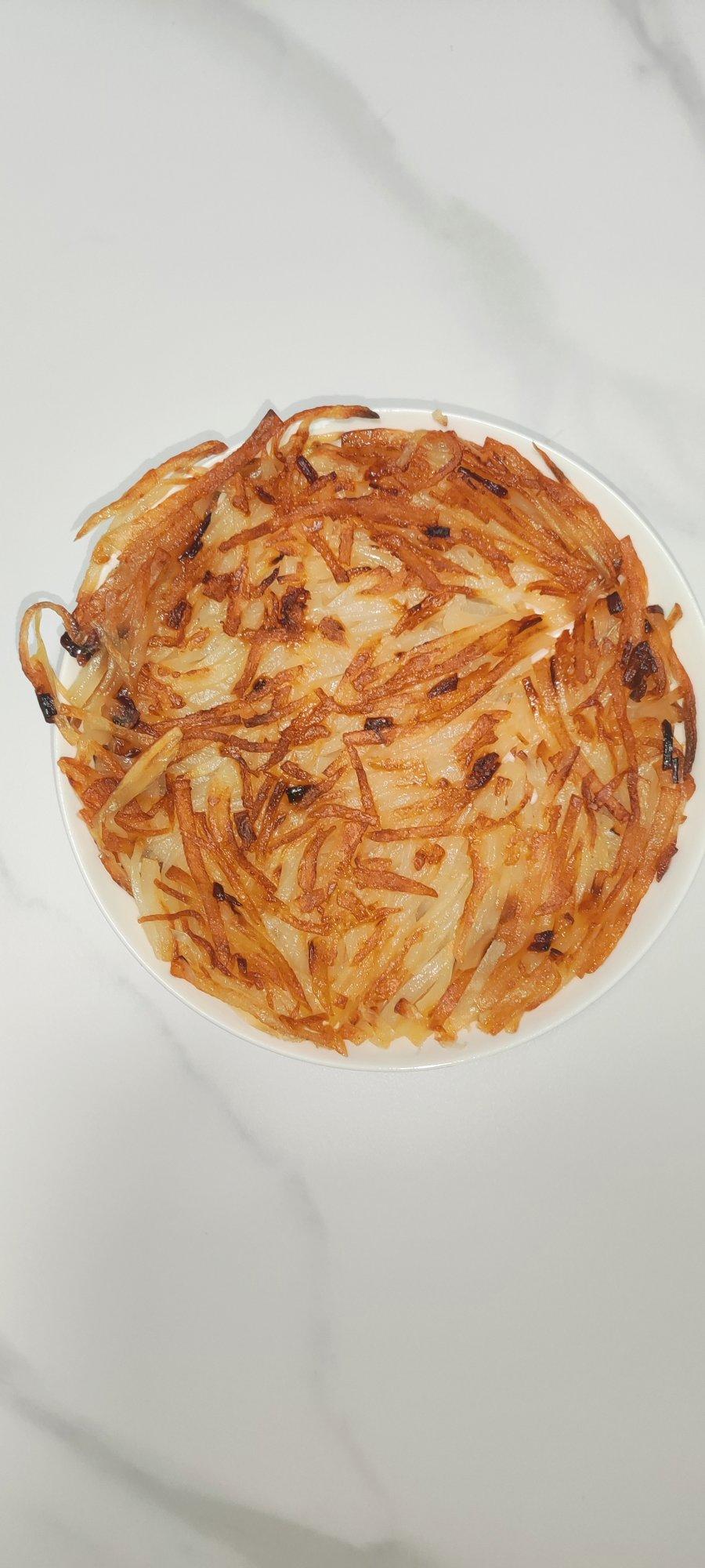 干煸土豆丝饼