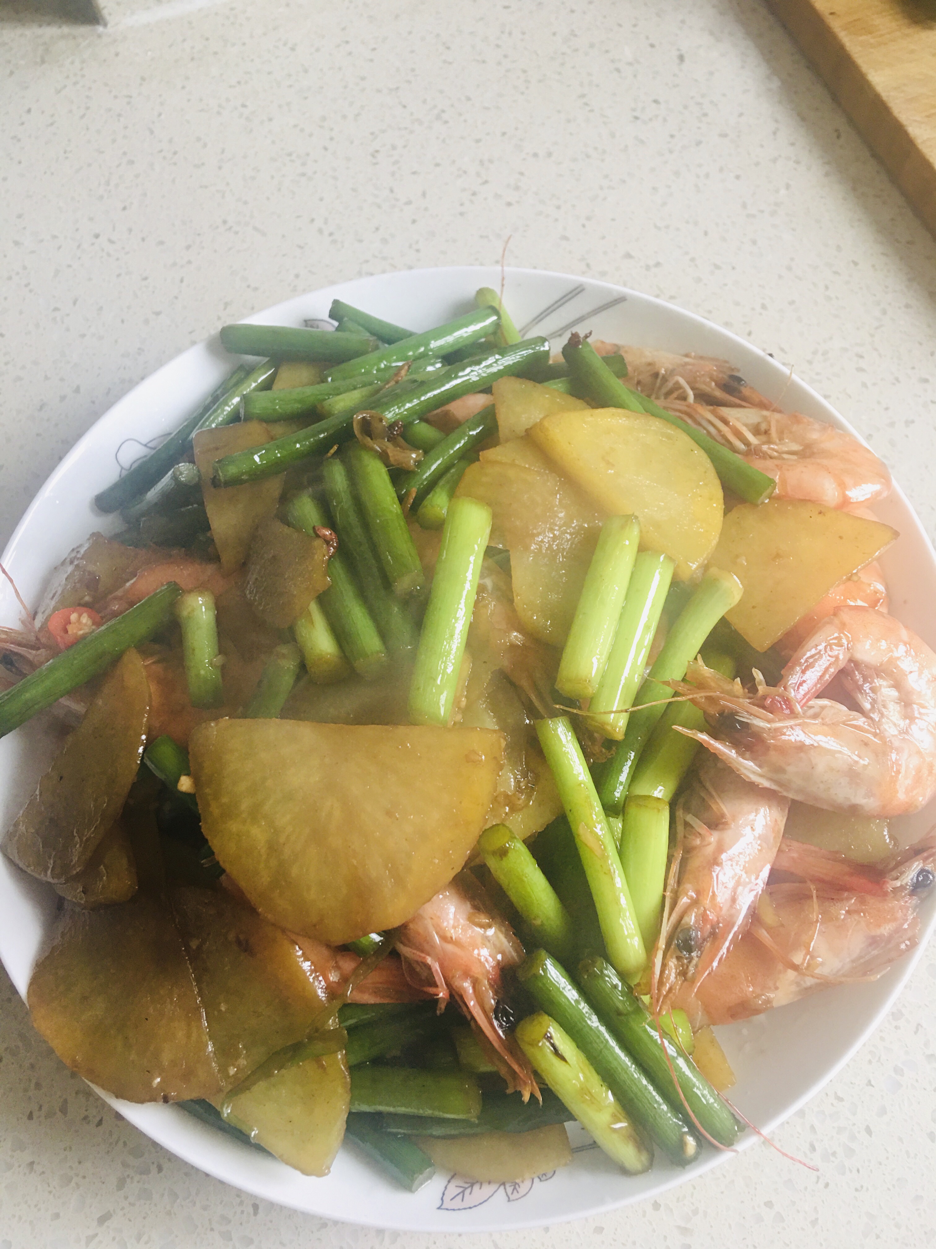 简易版干锅虾的做法