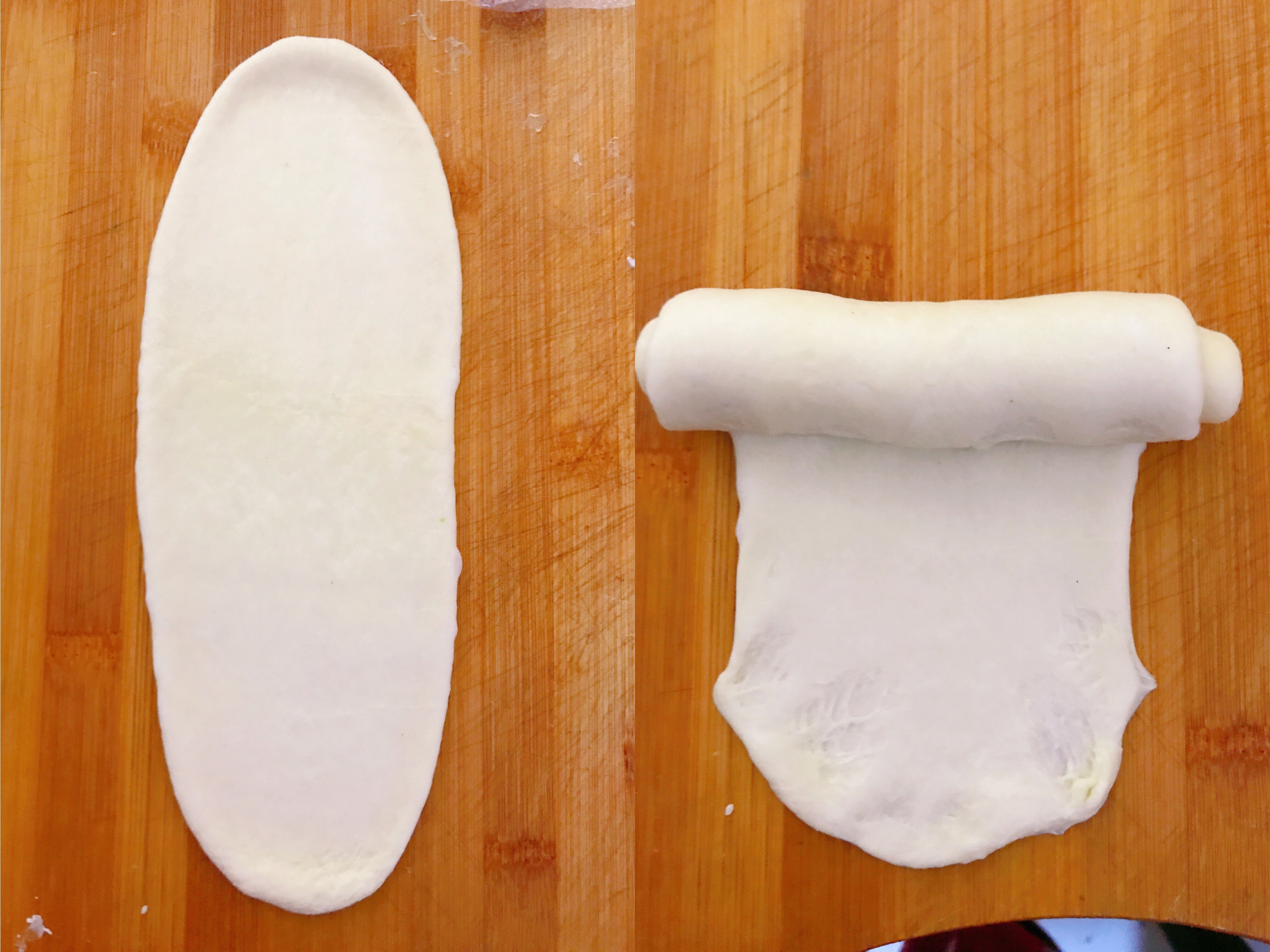 奶油夹心海螺包——手揉出膜的做法 步骤7