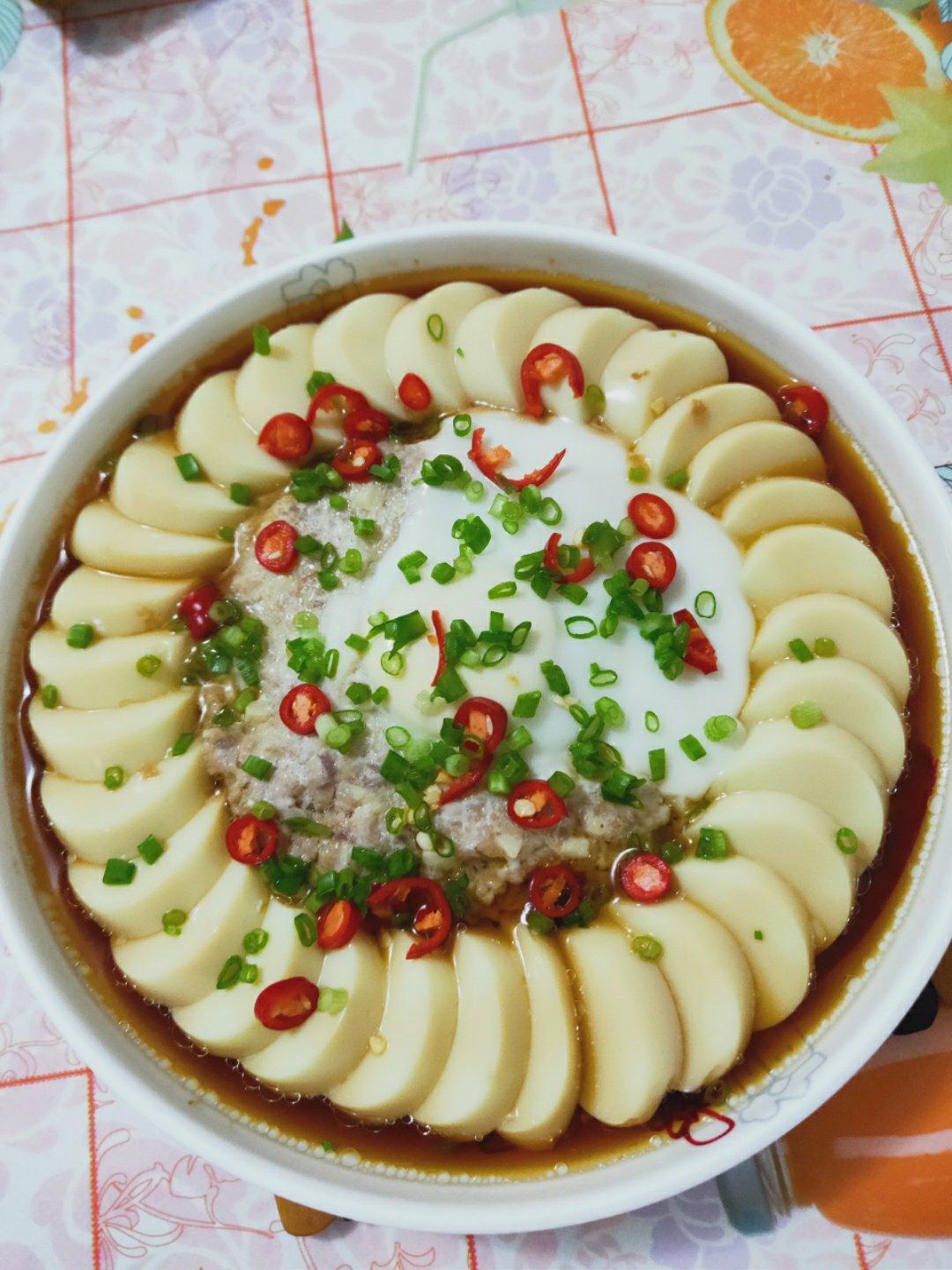 日本豆腐蒸肉沫