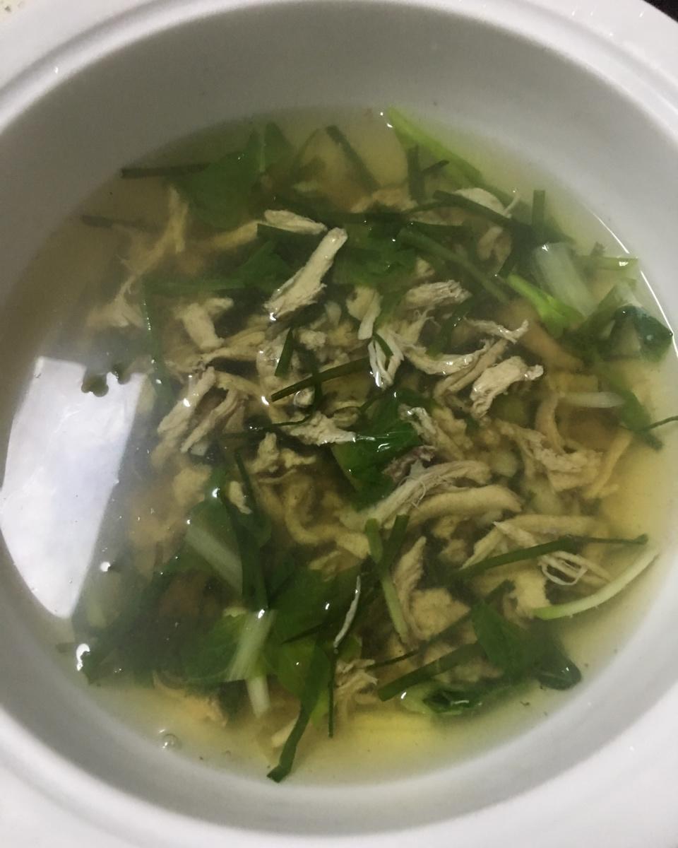 简单鸡丝汤
