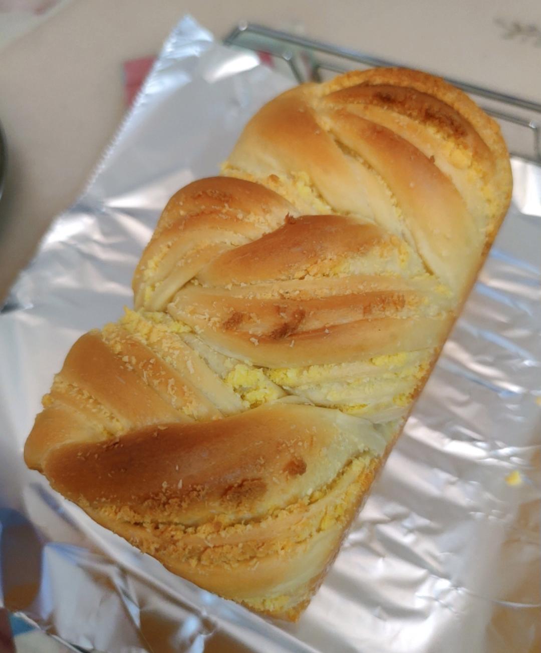 椰蓉满满吐司！幸福的味道。