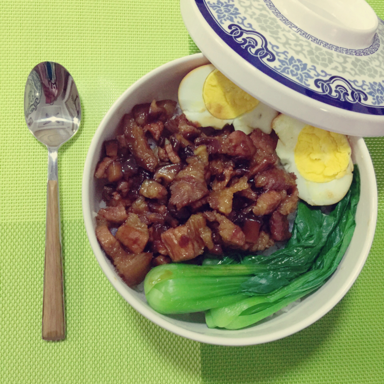 一碗懒香好吃的台湾卤肉饭