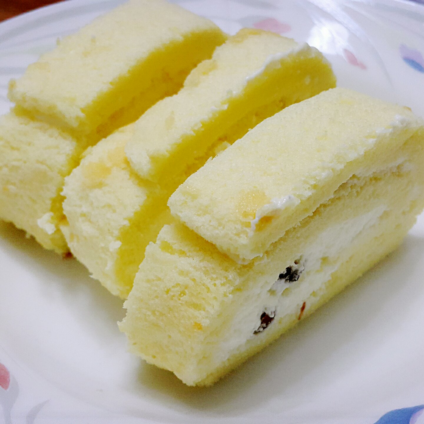 kikibox_plec做的烫面草莓蛋糕卷