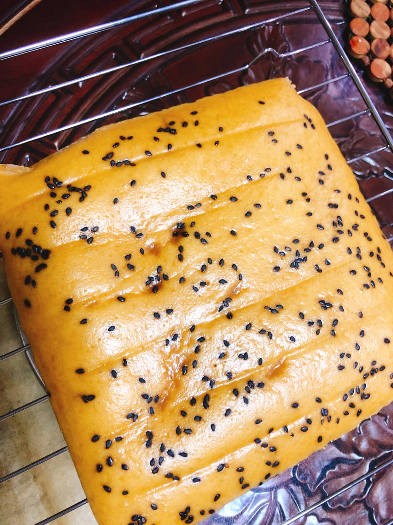 红糖椰油马拉糕二次发酵版，无泡打粉，原创