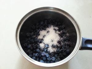 爆浆大颗粒蓝莓酱的做法 步骤1