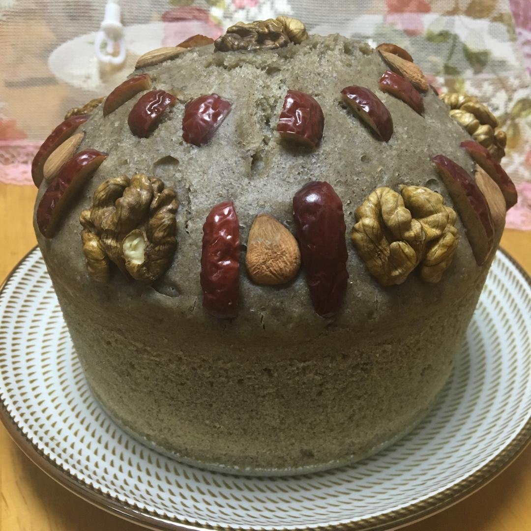 奶香黑芝麻发糕