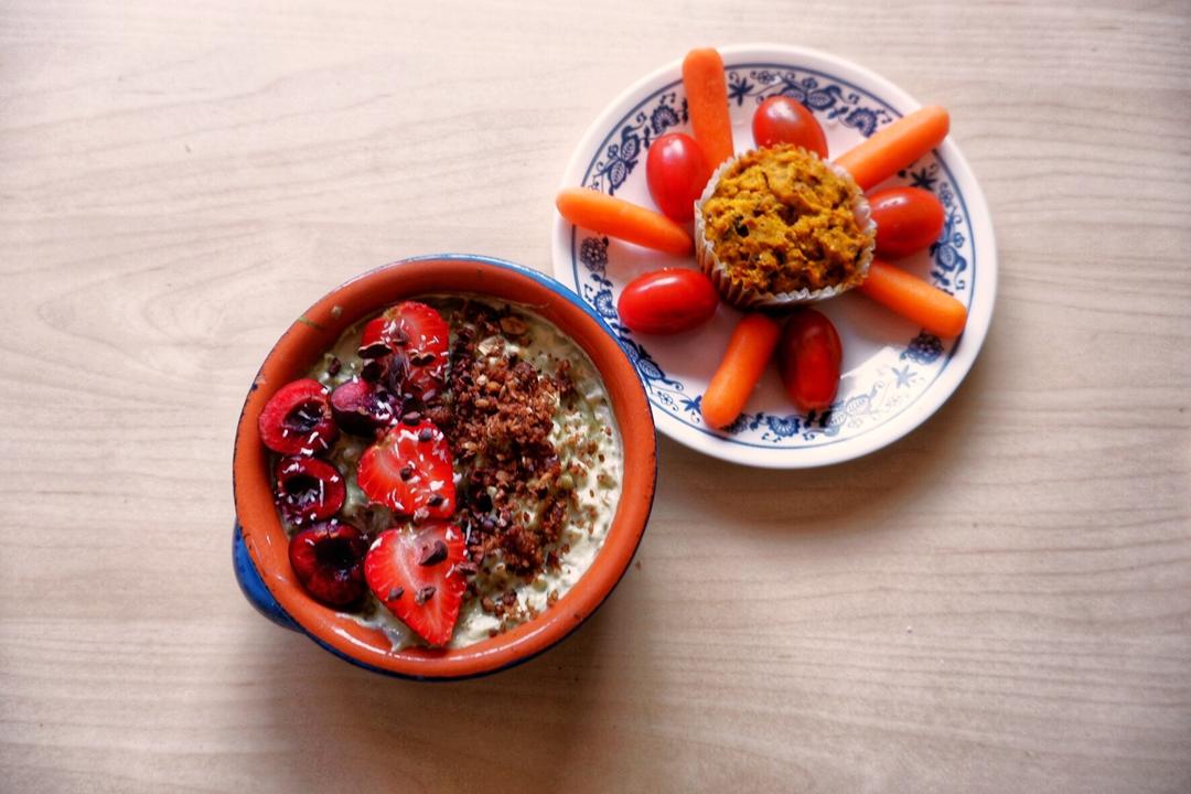 藜麦红薯香草马芬丨健康·烘焙