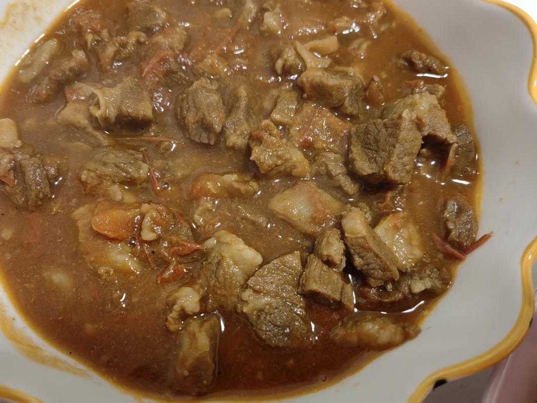 番茄炖牛腩