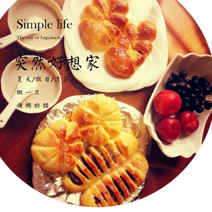 红豆沙面包