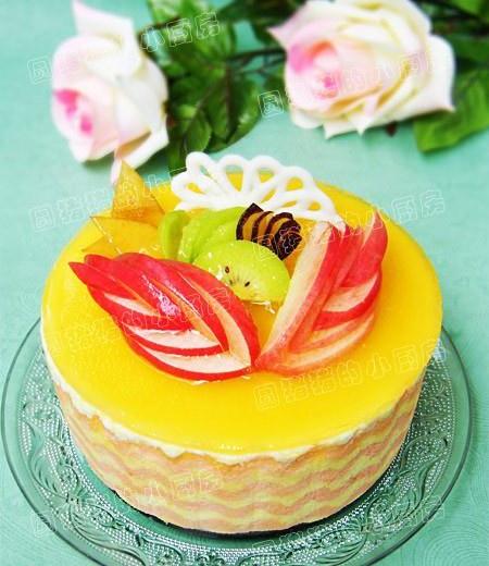 水蜜桃幕斯蛋糕的做法