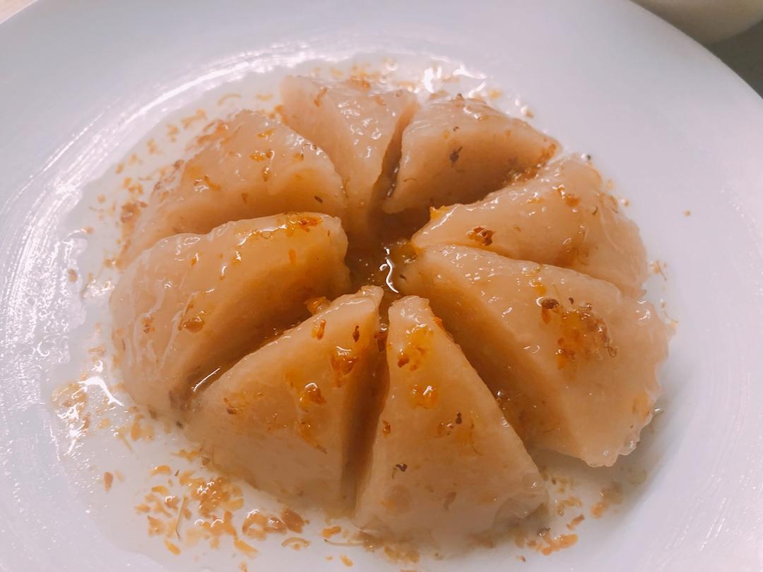 藕粉桂花糖糕