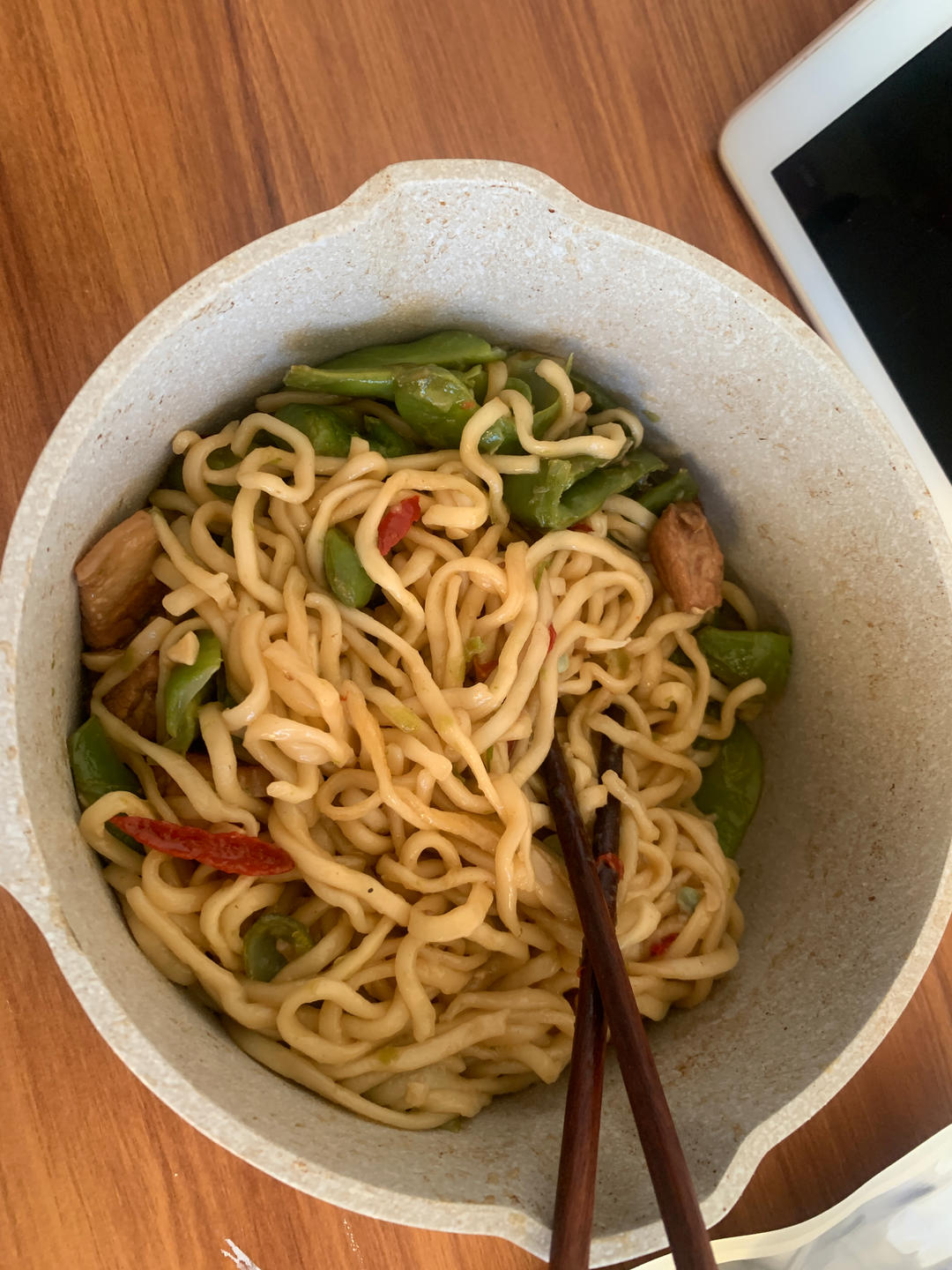 地道老北京扁豆焖面 豆角焖面 太好吃小心吃撑哦