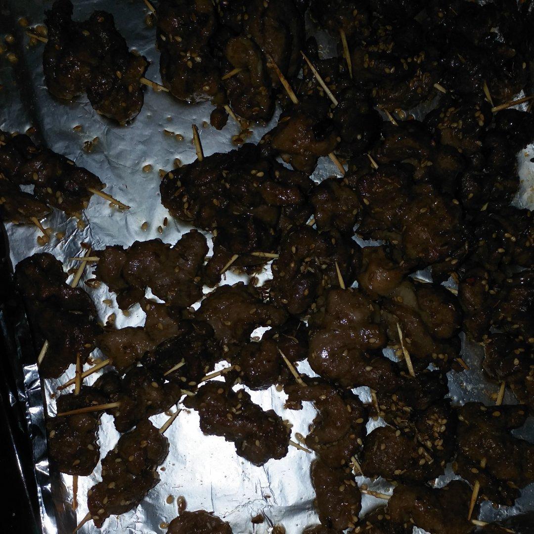 牙签羊肉（烤箱版）