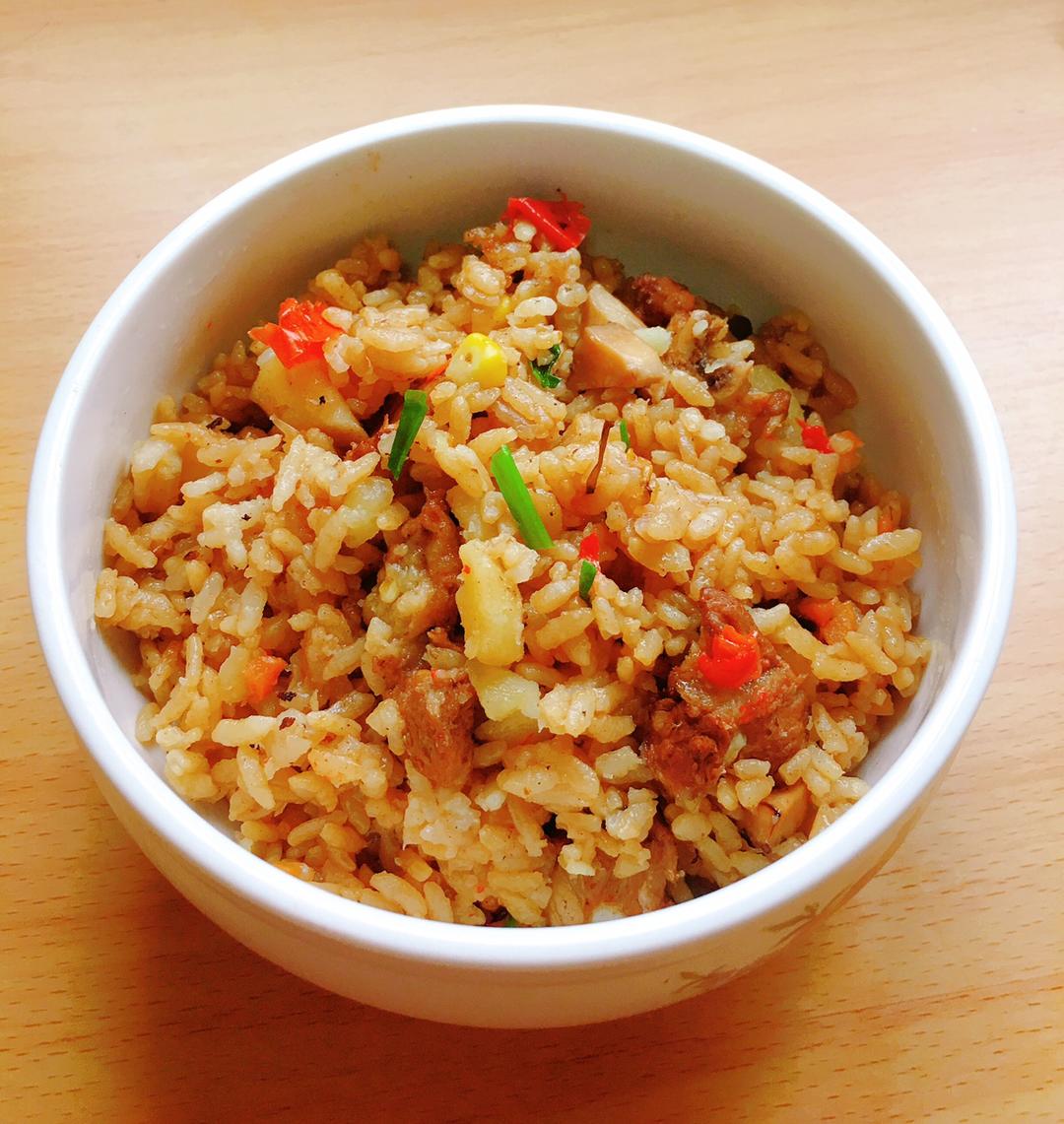 私房排骨焖饭（电饭锅）