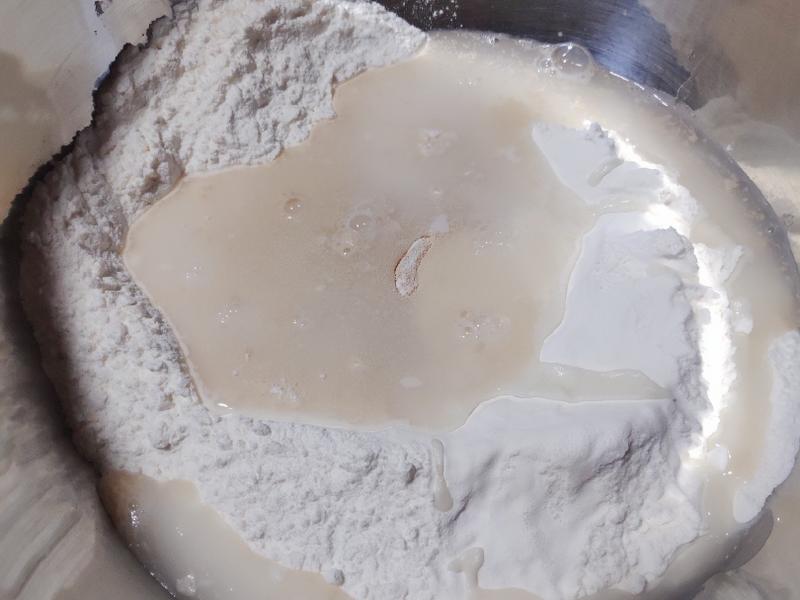 纯奶手撕吐司的做法 步骤1