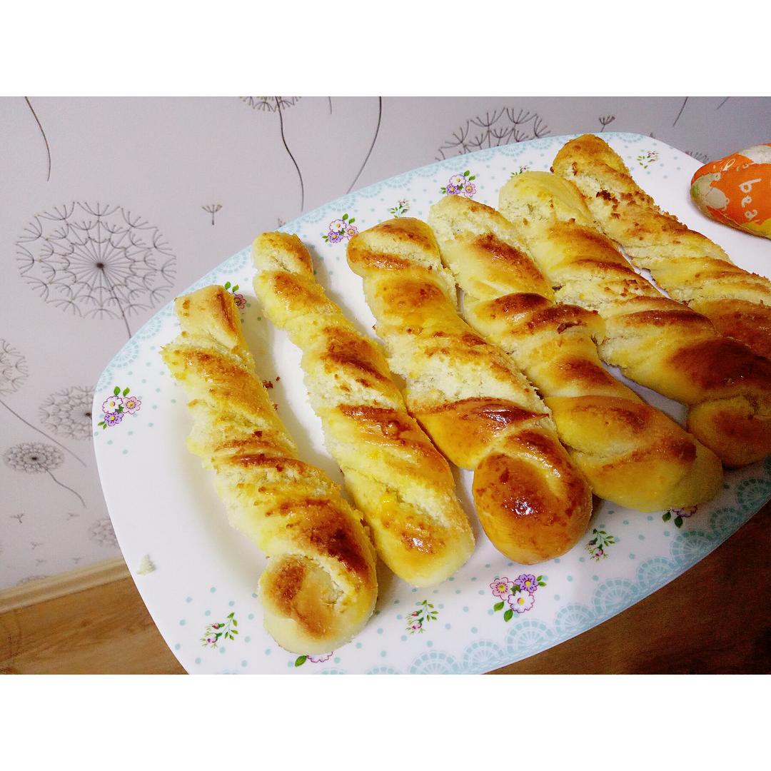 椰蓉面包棒 | 附自制椰蓉馅 两种整形方法