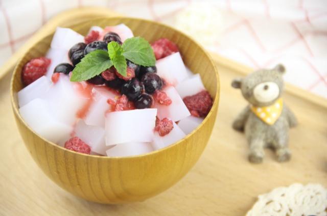 素食•冰爽水果凉粉的做法