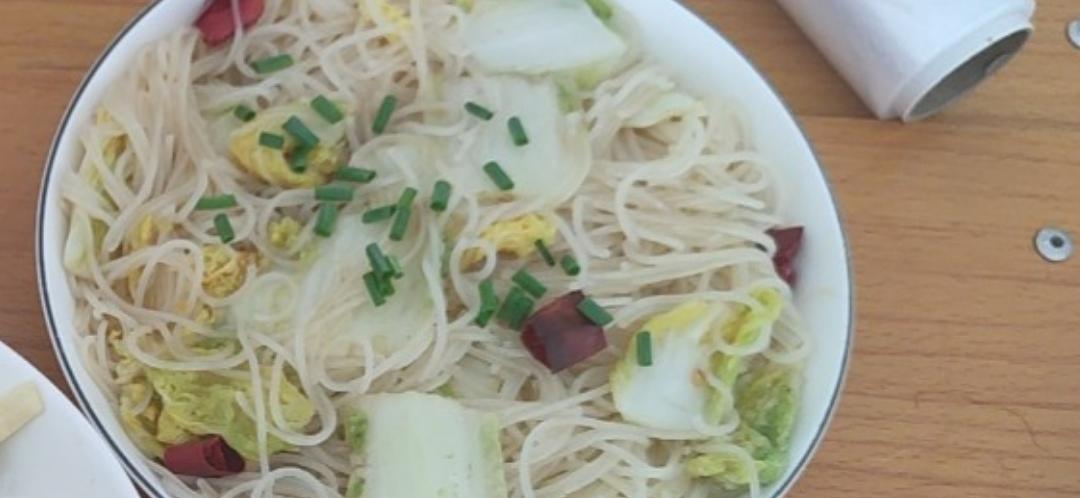 当菜又当饭的‼️白菜炒粉丝