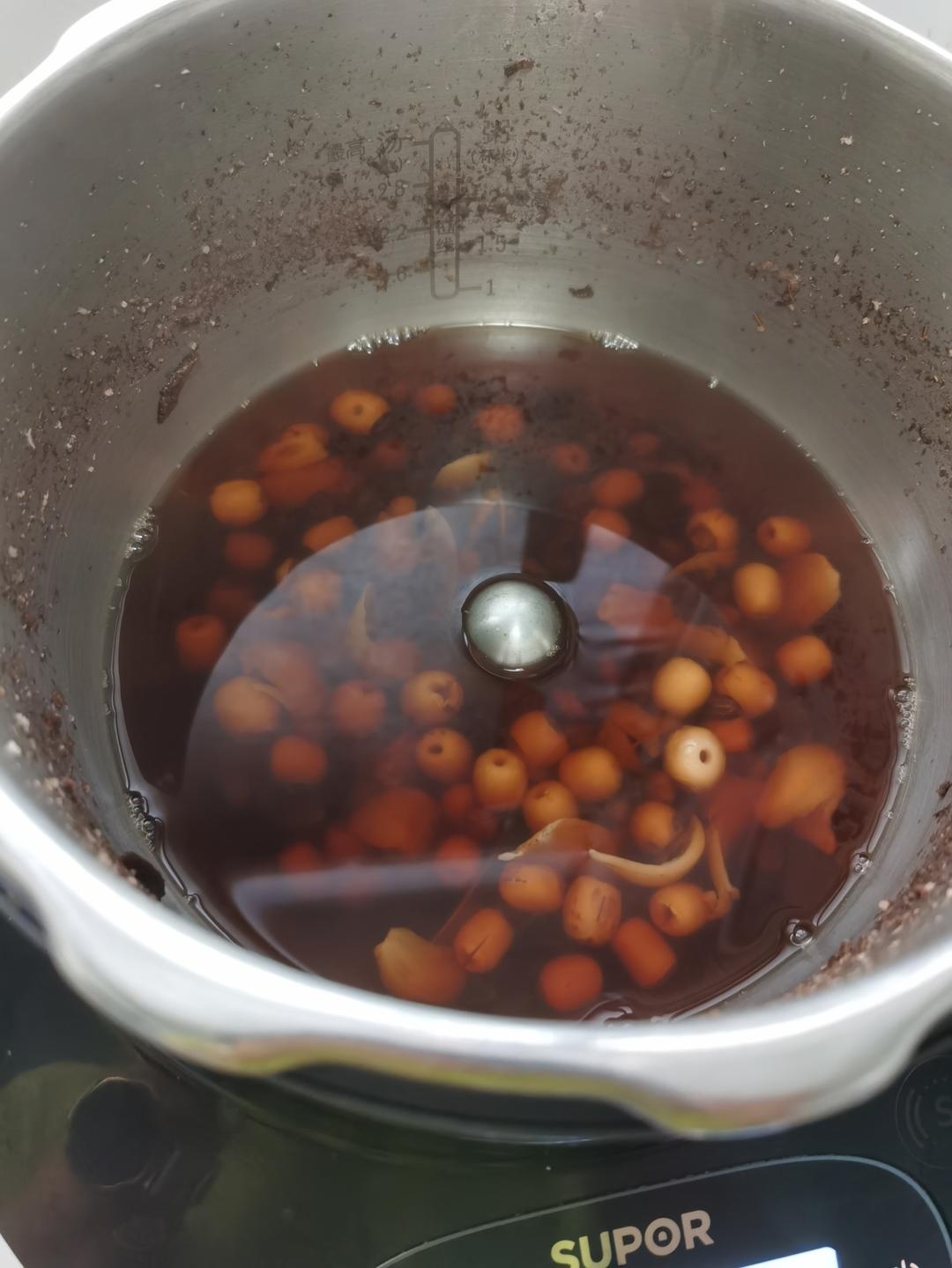 陈皮莲子百合红豆沙