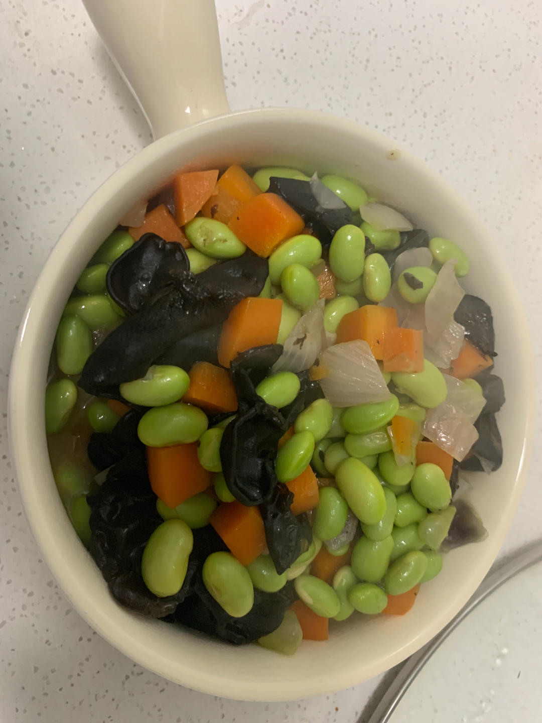 素炒毛豆