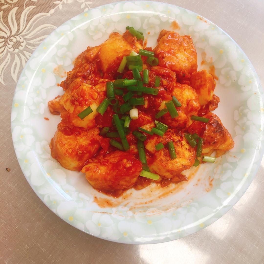 脆皮茄汁日本豆腐