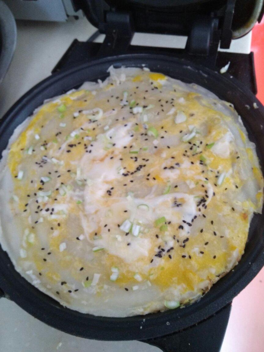家庭版煎饼果子---快手健康早餐，利用家里现有材料