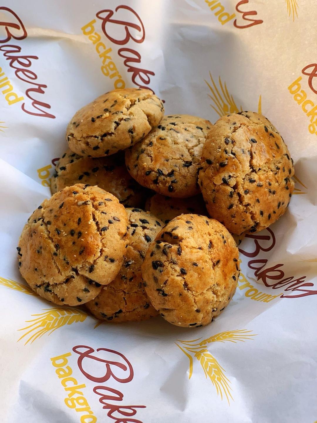 无需打发❗️小时候的味道❗️黑芝麻椒盐酥❗️