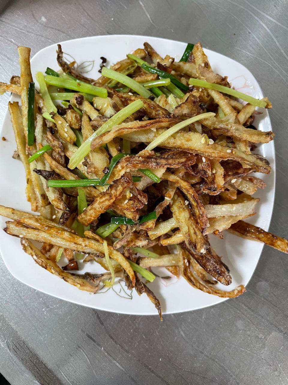 可以当零食吃的干煸藕丝