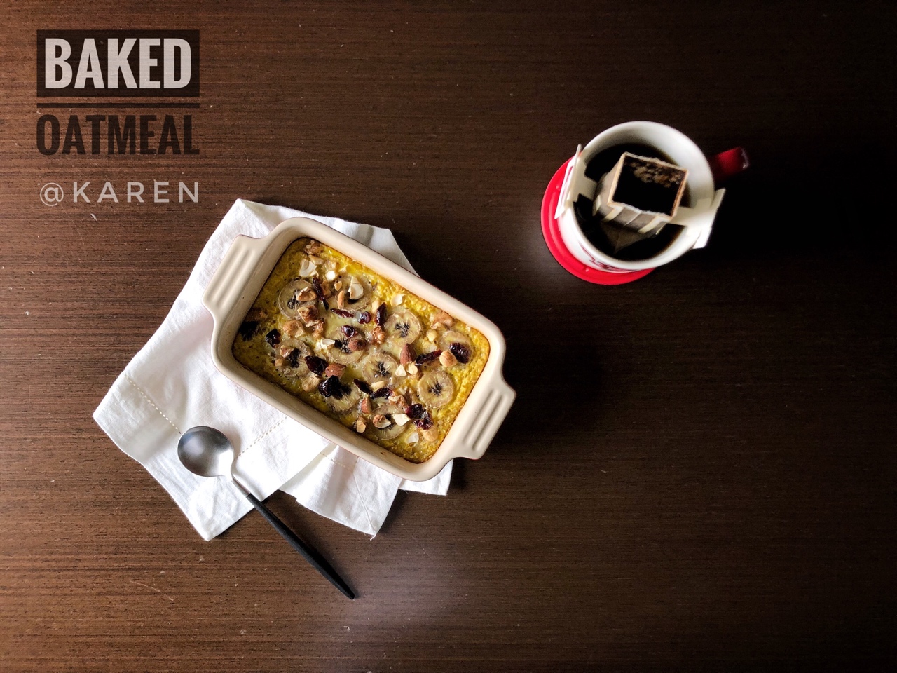 Baked Oatmeal Breakfast 早餐烤燕麦