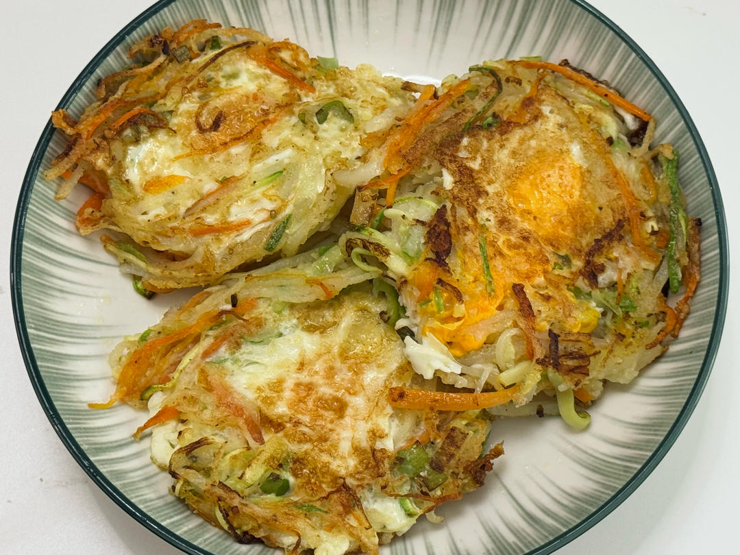 小吃糕点-蔬菜鸡蛋饼